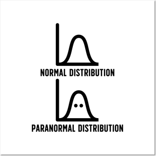 Normal Distribution/Paranormal Distribution Data Scientist Posters and Art